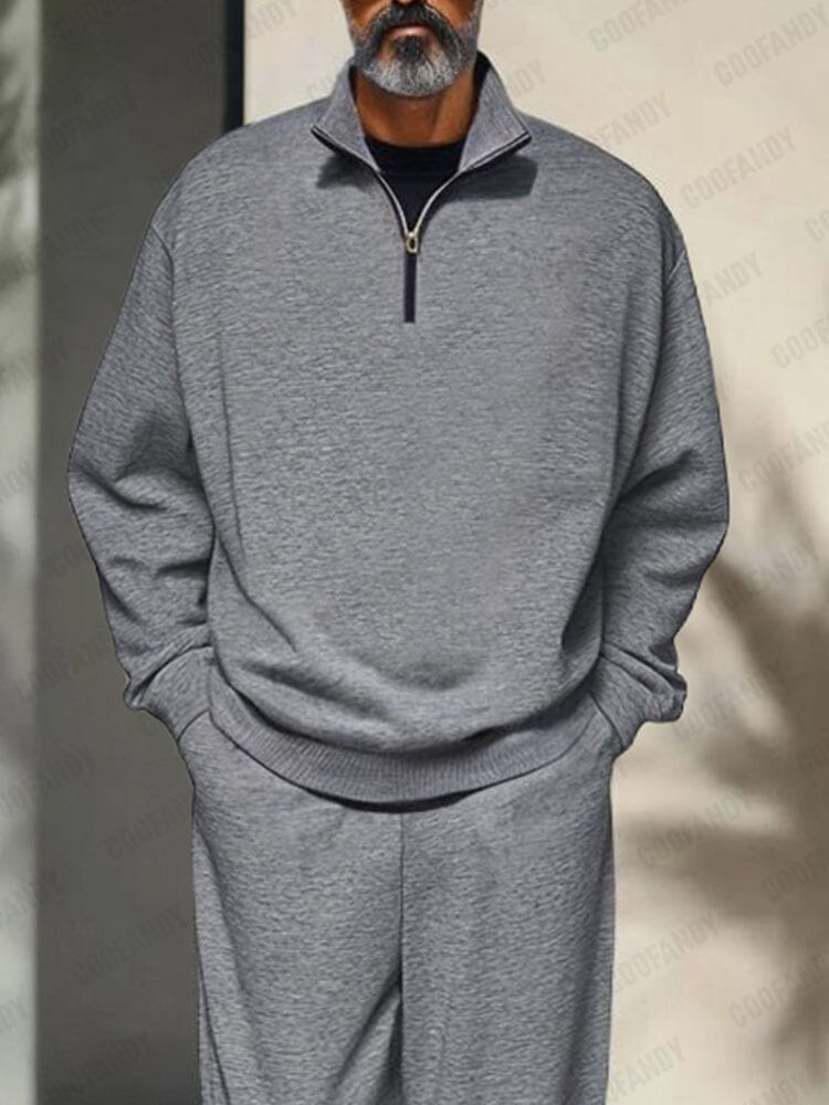 Ensemble 2 pièces col montant athleisure