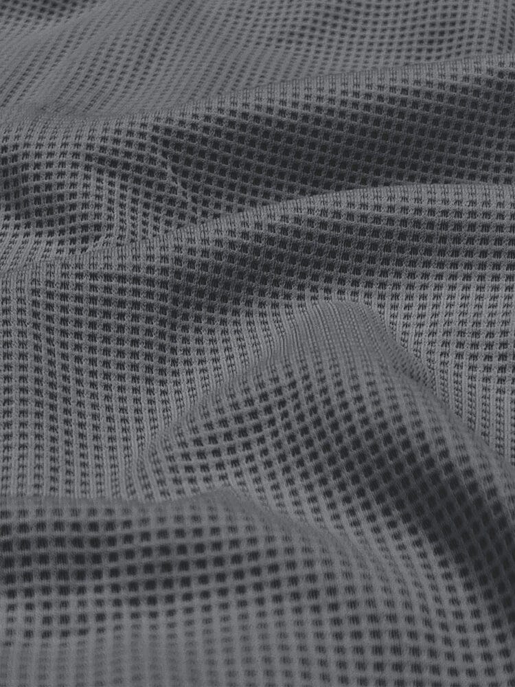 Ensemble Décontracté Urbain en Waffle 2 Pièces