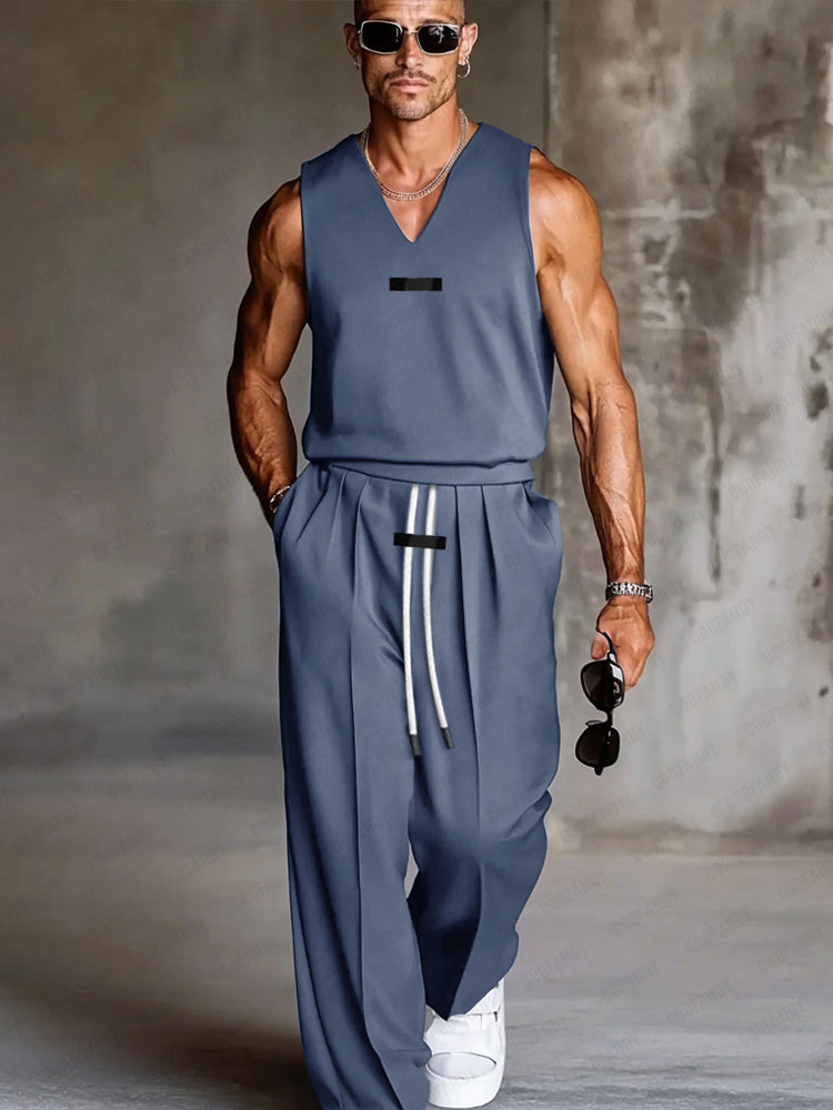 Ensemble de débardeur et pantalon confort quotidien