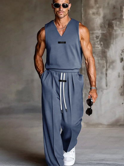 Ensemble de débardeur et pantalon confort quotidien