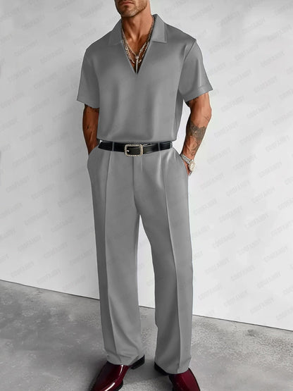 Ensemble Chemise Pantalon Décontracté Professionnel