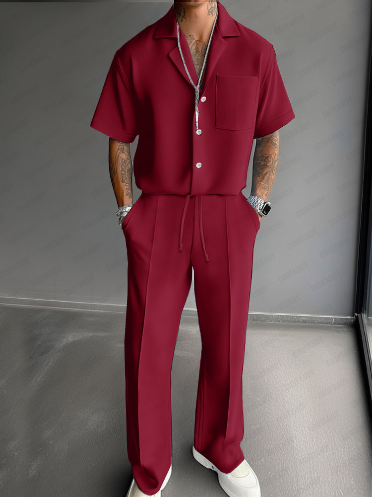 Ensemble de Chemise et Pantalon Décontracté