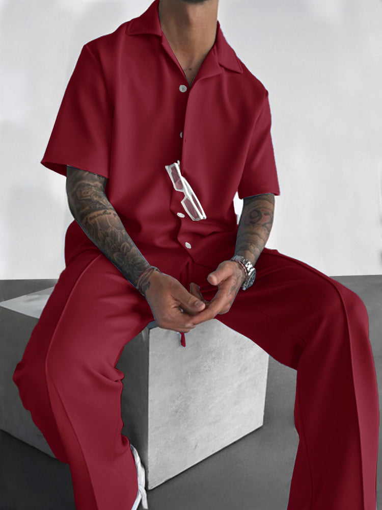 Ensemble de Chemise et Pantalon Décontracté