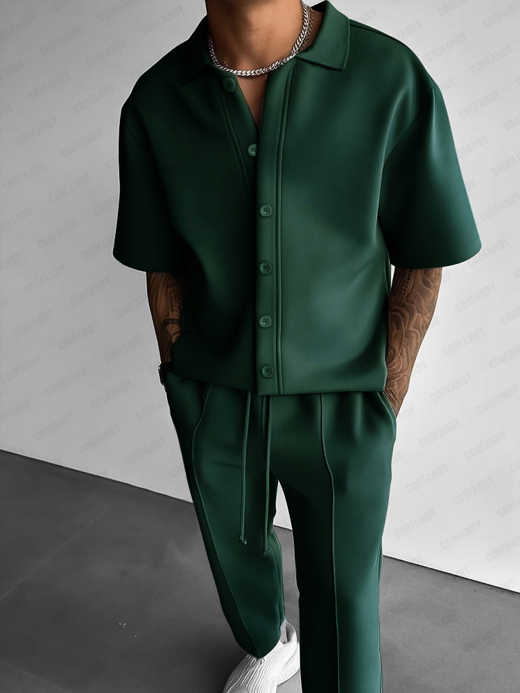 Ensemble Chemise Pantalon Élégant et Polyvalent