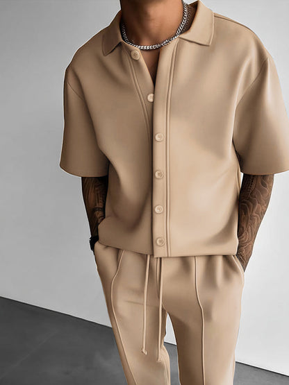 Ensemble Chemise Pantalon Élégant et Polyvalent