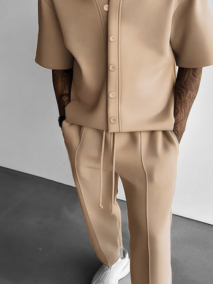 Ensemble Chemise Pantalon Élégant et Polyvalent