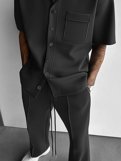 Ensemble de Chemise à Capuche Style Urbain