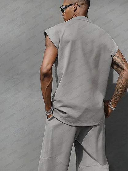 Ensemble débardeur style décontracté et pantalon ballon