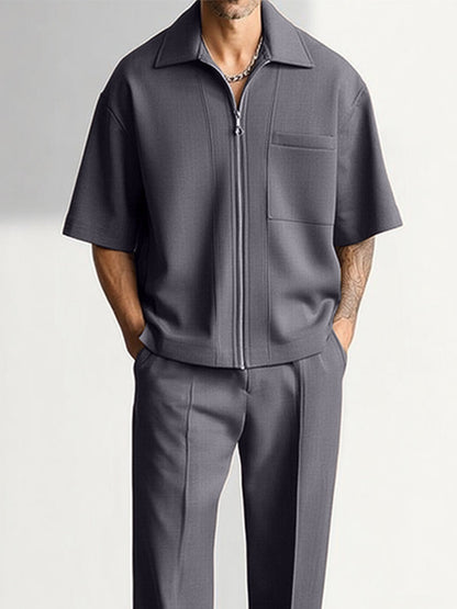 Ensemble Chemise Pantalon Simple et Élégant