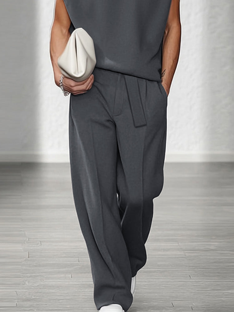 Ensemble de débardeur avec épaulettes décontracté urbain