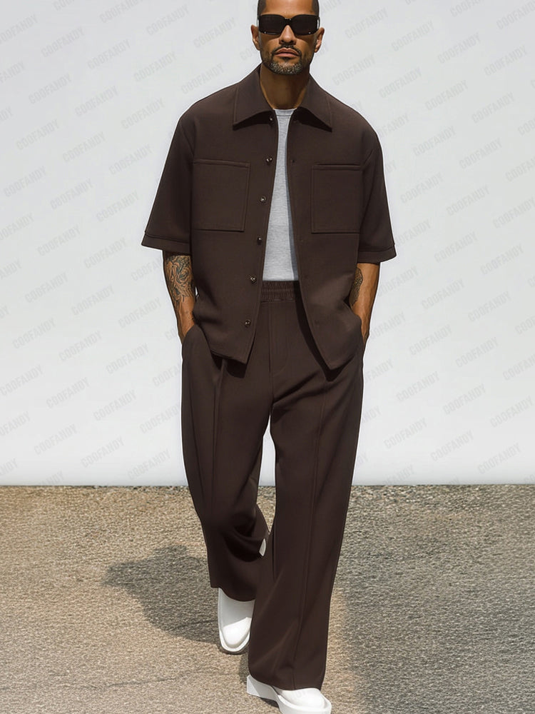 Ensemble de Pantalon et Veste Décontracté Durable