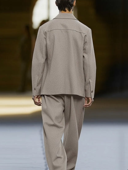 Ensemble de Costume Mince Smart Casual Moderne