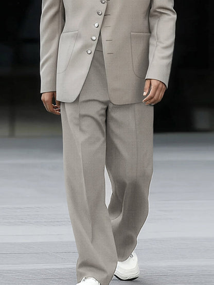 Ensemble assorti de blazer fin décontracté