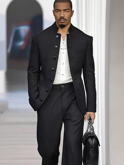 Ensemble de Costume Fin Inspiré Vintage Élégant