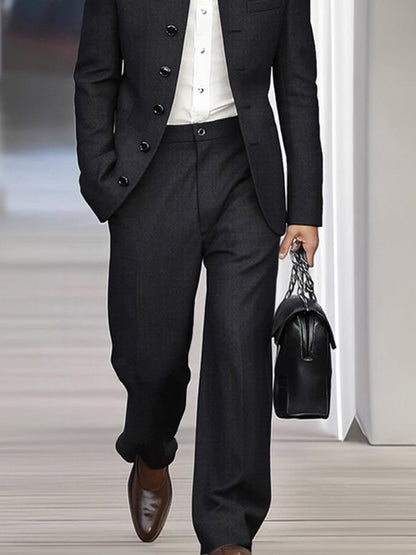 Ensemble de Costume Fin Inspiré Vintage Élégant