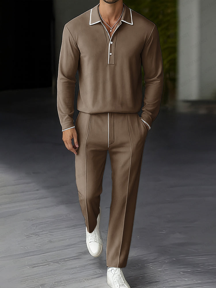 Ensemble assorti au design décontracté raffiné