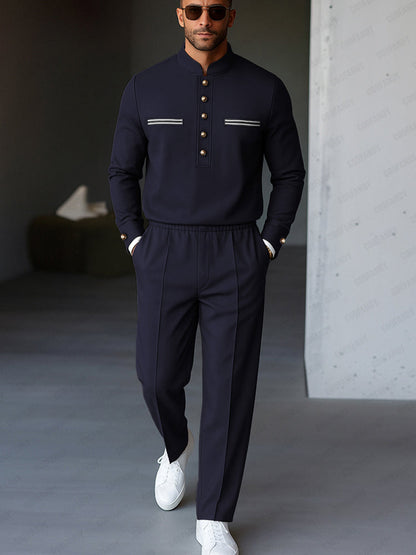 Ensemble assorti style militaire décontracté