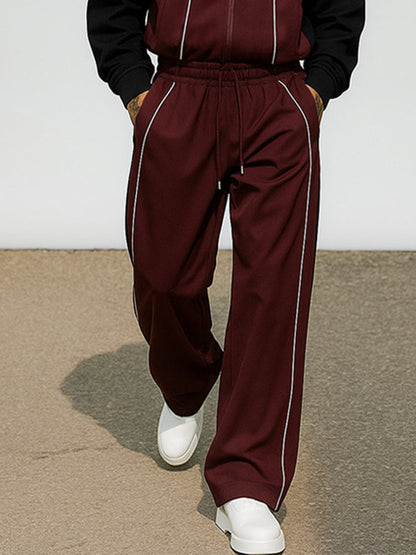 Ensemble de Sport Décontracté à Blocs de Couleurs