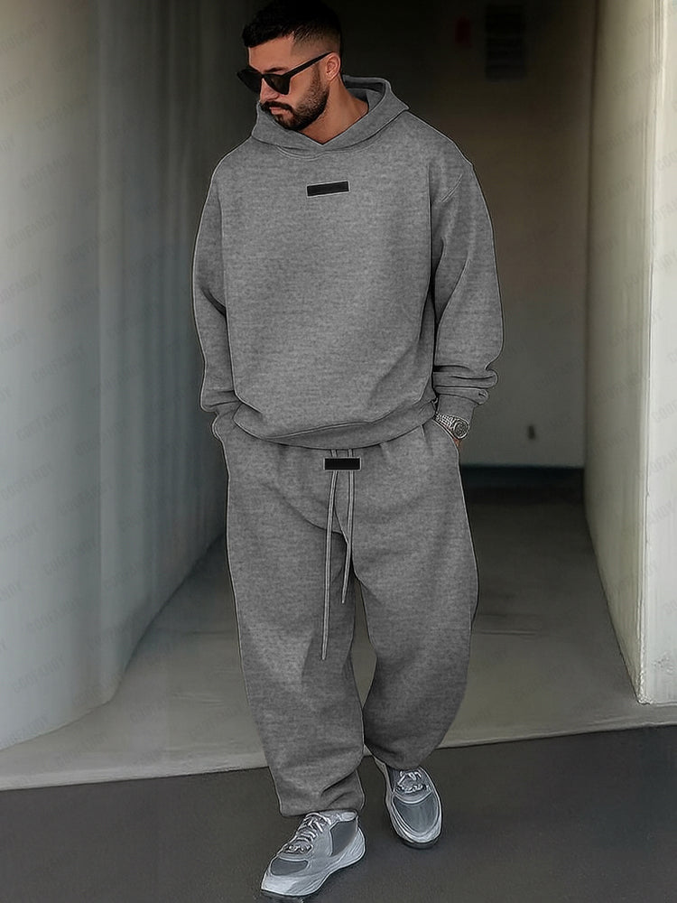Ensemble de Pantalon à Capuche Style Athleisure