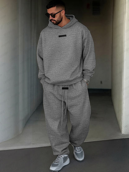 Ensemble de Pantalon à Capuche Style Athleisure