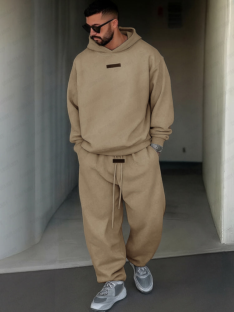 Ensemble de Pantalon à Capuche Style Athleisure