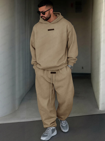 Ensemble de Pantalon à Capuche Style Athleisure