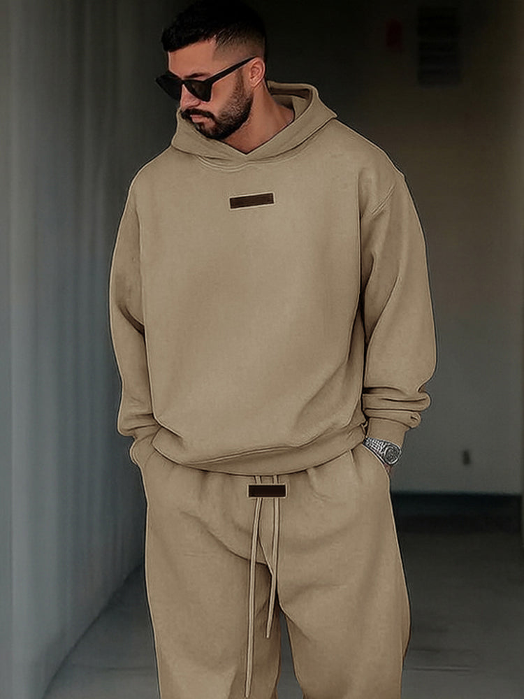 Ensemble de Pantalon à Capuche Style Athleisure