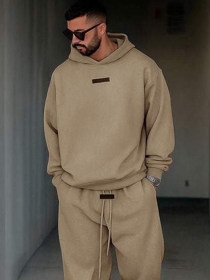 Ensemble de Pantalon à Capuche Style Athleisure