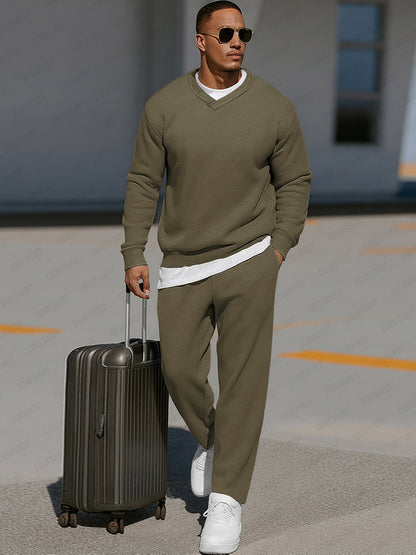 Confort Intemporel Ensemble de Sweat 2 Pièces