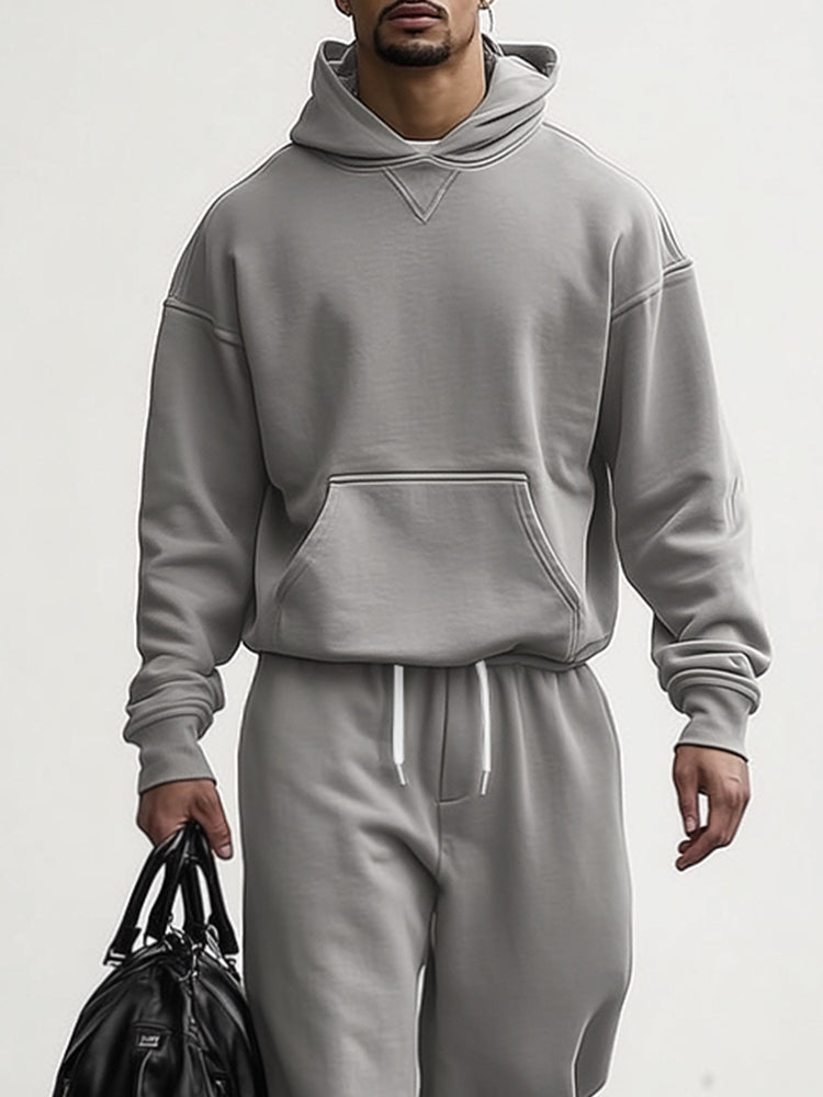 Ensemble Sweat à Capuche et Pantalon Confort Essentiel