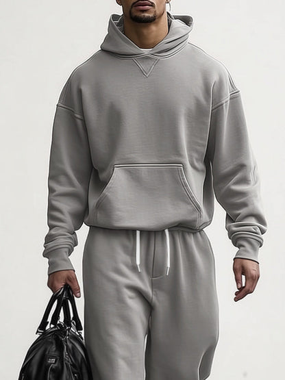 Ensemble Sweat à Capuche et Pantalon Confort Essentiel