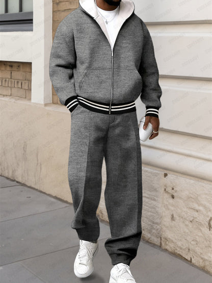 Ensemble de Veste à Capuche Style Sportif