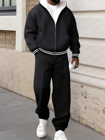 Ensemble de Veste à Capuche Style Sportif