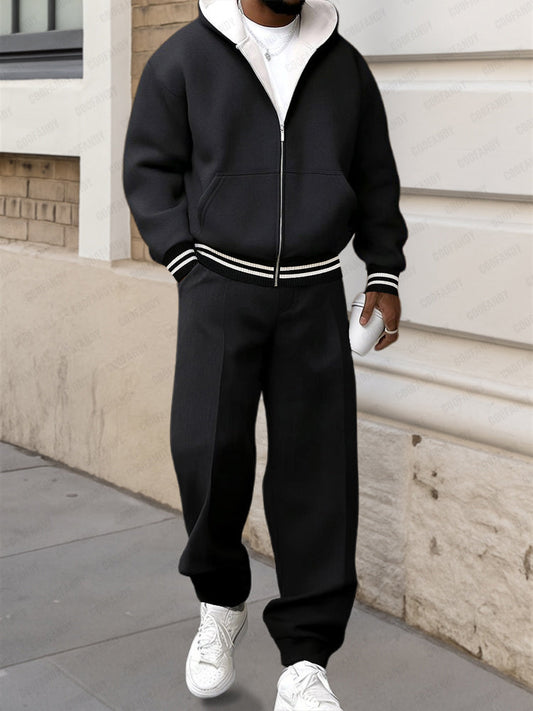 Ensemble de Veste à Capuche Style Sportif