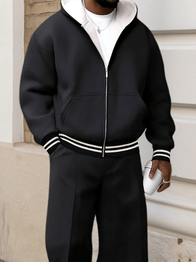Ensemble de Veste à Capuche Style Sportif