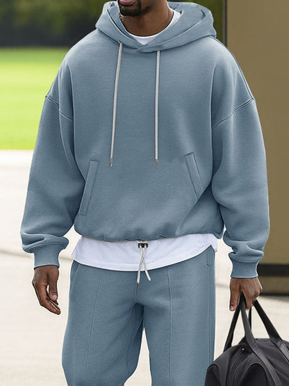 Ensemble de Sweat à Capuche et Pantalon Jogging Coupe Ample