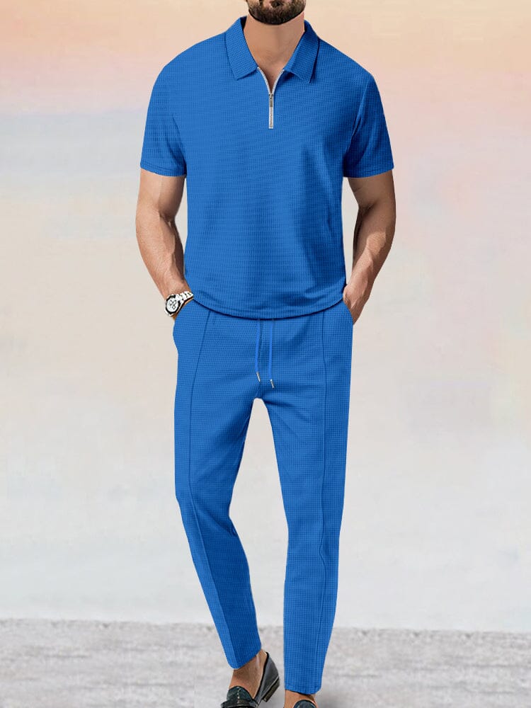 Ensemble 2 Pièces Waffle Athleisure