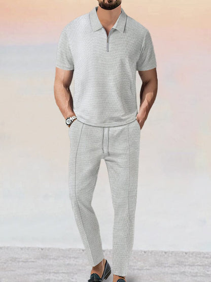 Ensemble 2 Pièces Waffle Athleisure