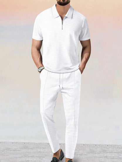 Ensemble 2 Pièces Waffle Athleisure