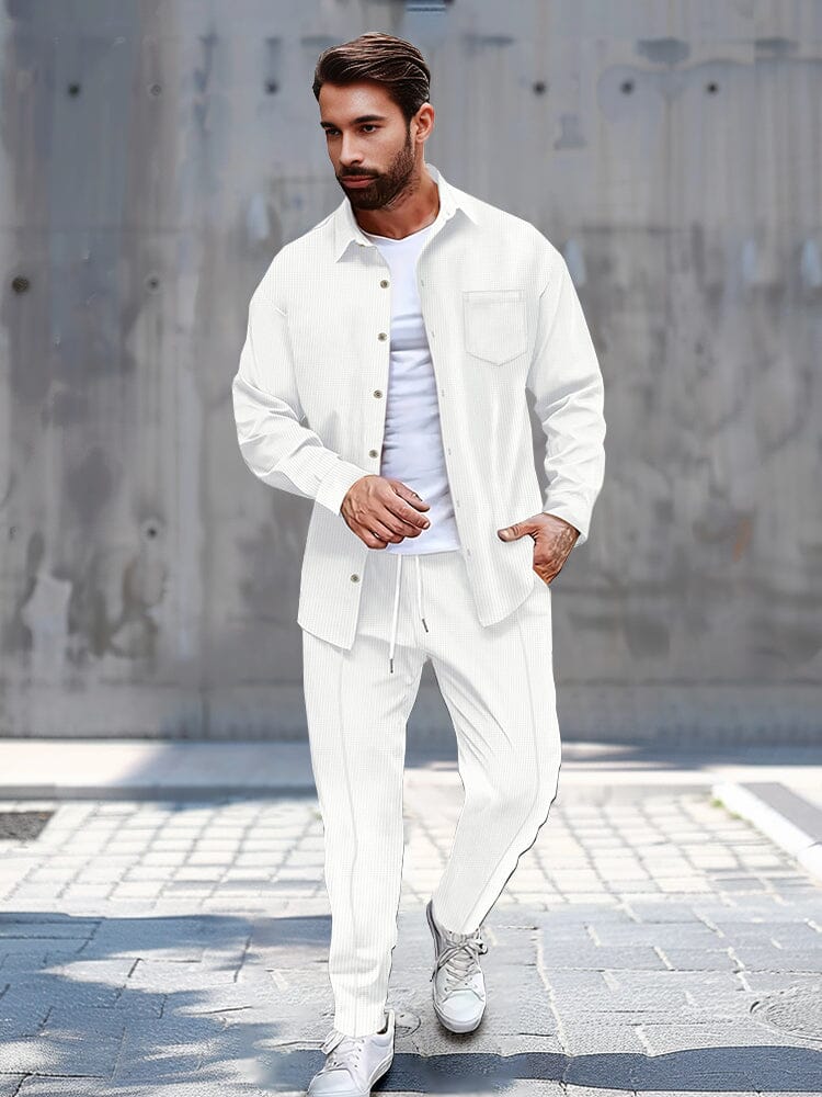 Ensemble assorti en design fonctionnel Waffle