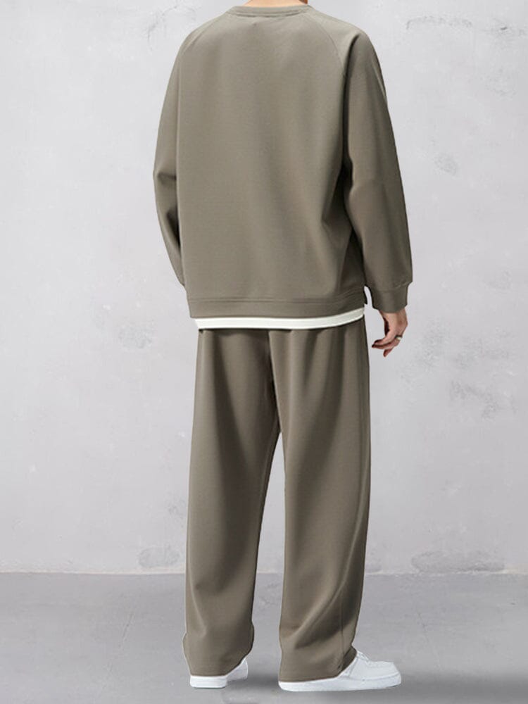 Ensemble de Sweatshirt Minimaliste et Polyvalent