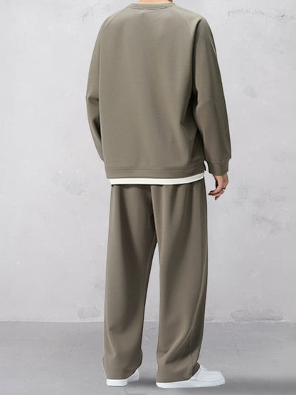 Ensemble de Sweatshirt Minimaliste et Polyvalent