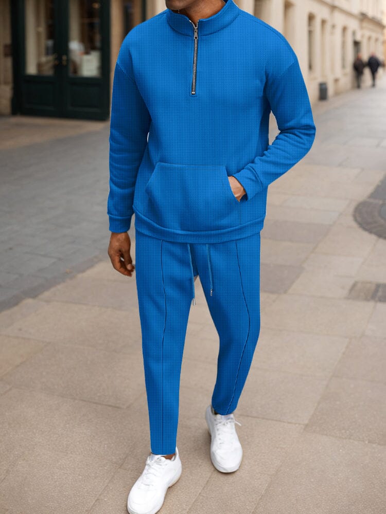 Ensemble assorti de mode urbaine athleisure en waffle