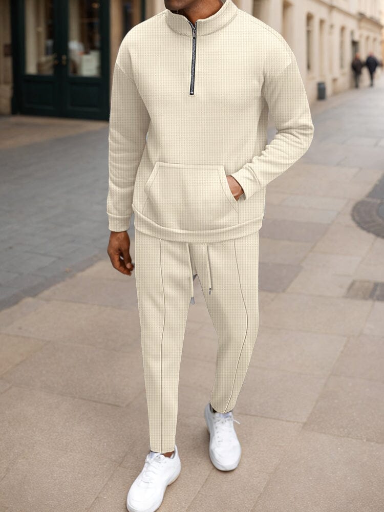 Ensemble assorti de mode urbaine athleisure en waffle