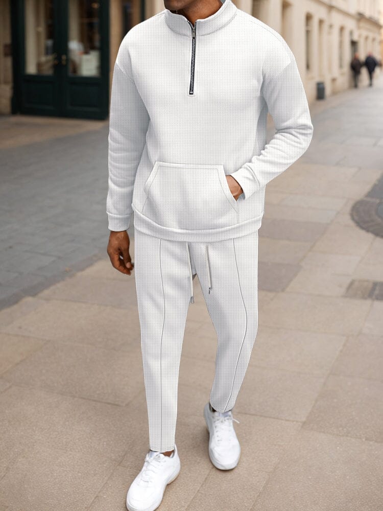 Ensemble assorti de mode urbaine athleisure en waffle