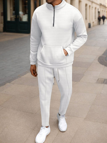 Ensemble assorti de mode urbaine athleisure en waffle