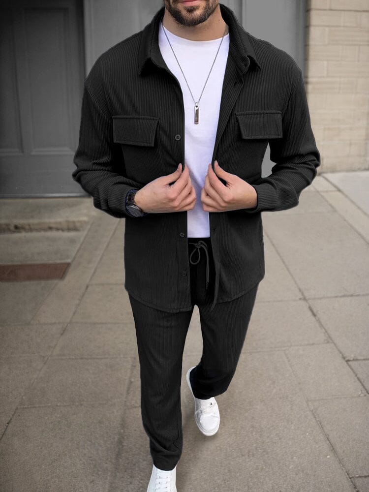 Ensemble en velours côtelé essentiel 2 pièces