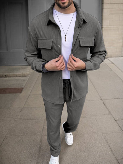 Ensemble en velours côtelé essentiel 2 pièces