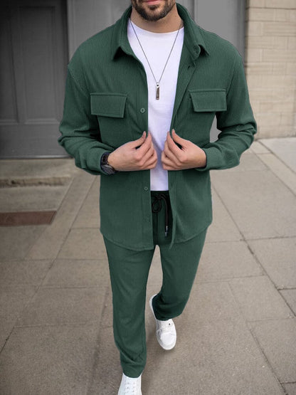 Ensemble en velours côtelé essentiel 2 pièces