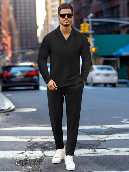 Ensemble de survêtement en gaufre polyvalent